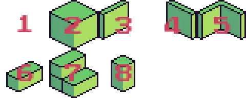 tilesheet numérotée